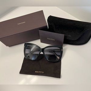 Tom Ford Sunglasses TF-390 01B IRINA